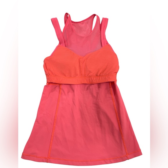 Lululemon Running In The City Tank Orangeish Size 2 - Picture 9 of 15